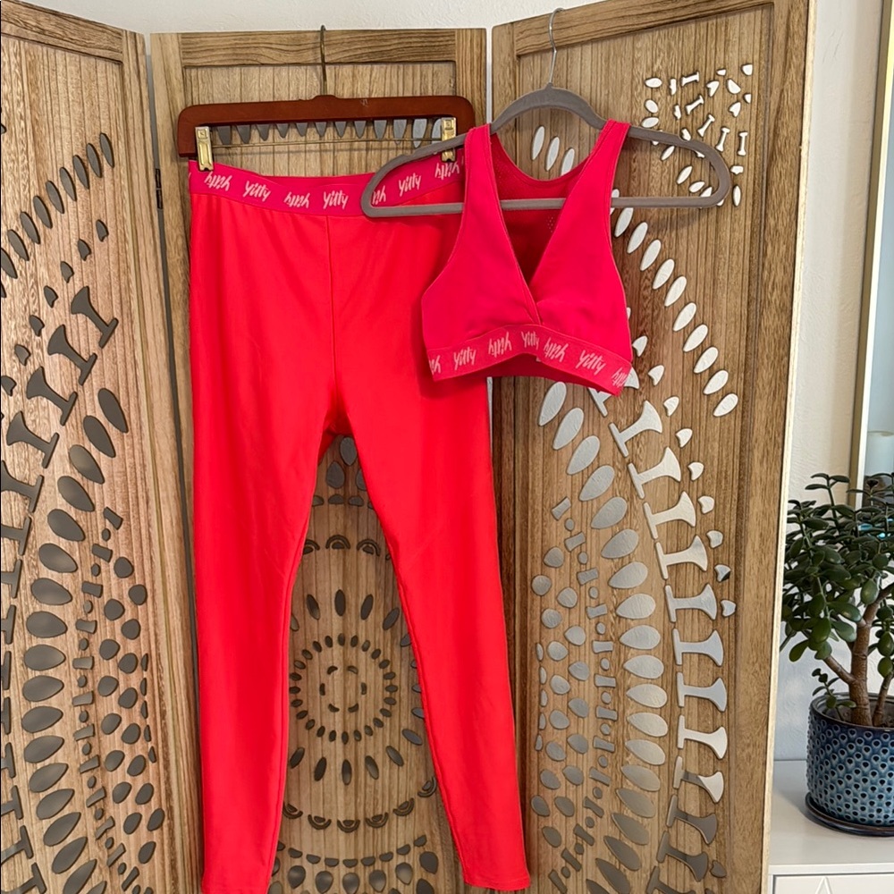 Hot Pink Yitty Activewear Set Sz S
